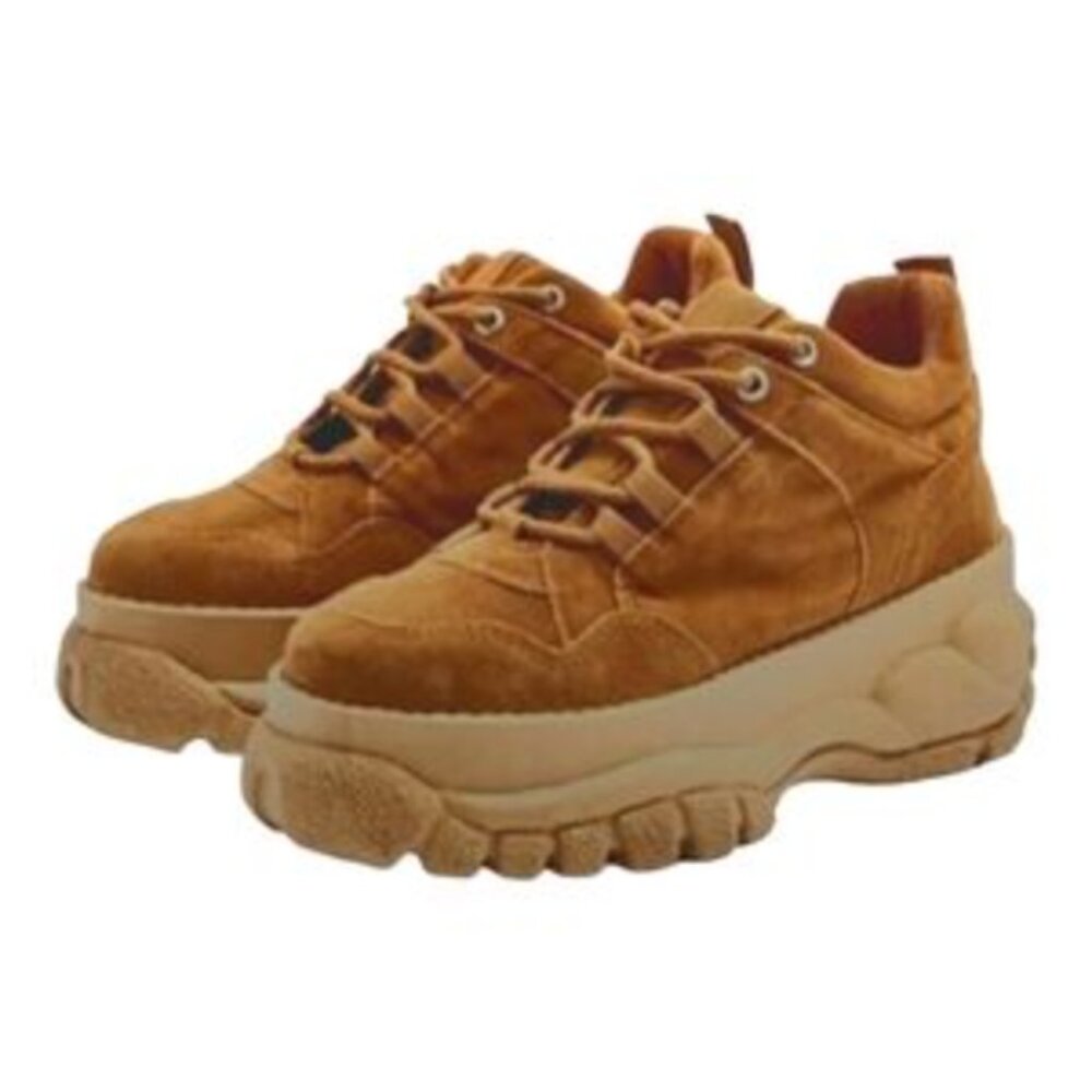 Topshop Chunky Brown Sneakers
